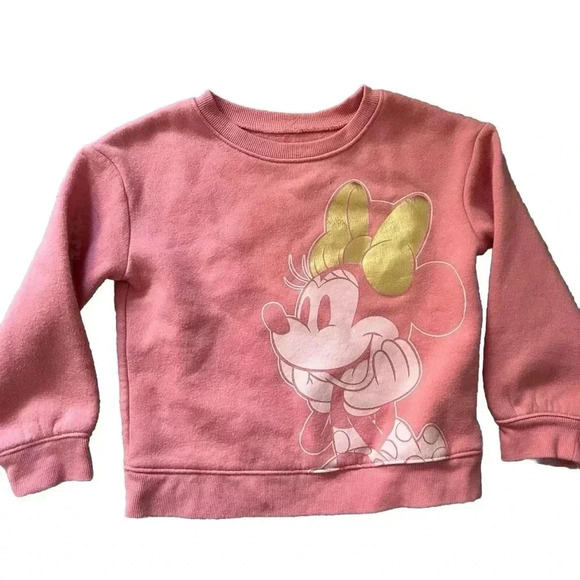 jumping beans Other - Girl’s Disney Jumping Beans Minnie Mouse T Shirt Crew Neck Sweatshirt Size 4T